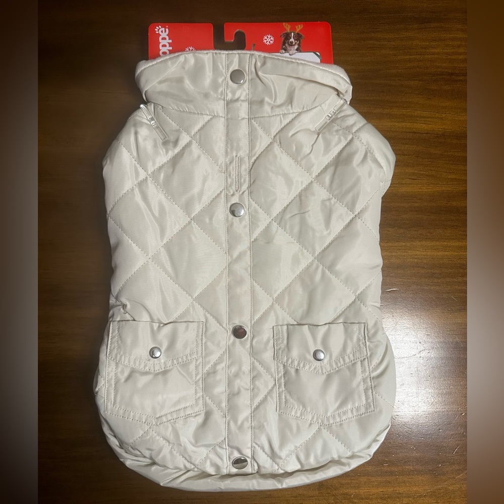 Biege Jacket for Dogs M/L Pet Shoppe NWT